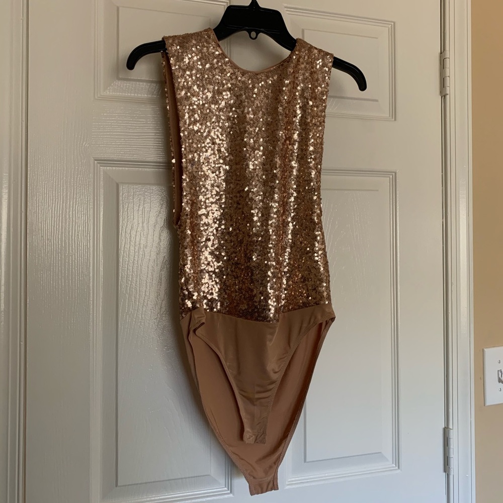 Charolette Russe sequin top